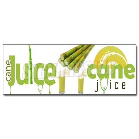 Amistad 24 in. Sugar Cane Juice Decal Sticker - Fresh Drinks Cold Ice Soda Water AM3923563